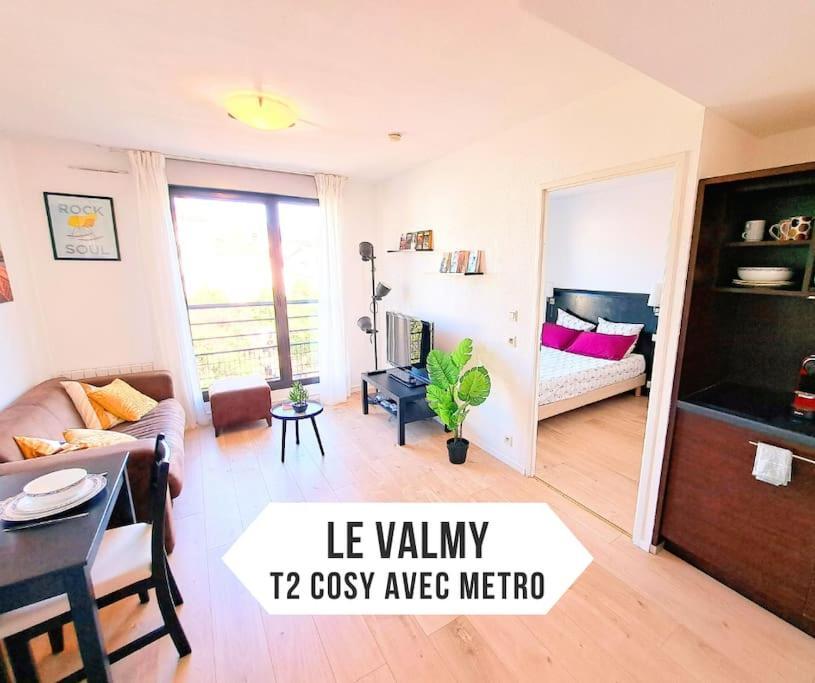Le Valmy: Appartement Lumineux Au Pied Du Metro Lyon Eksteriør billede